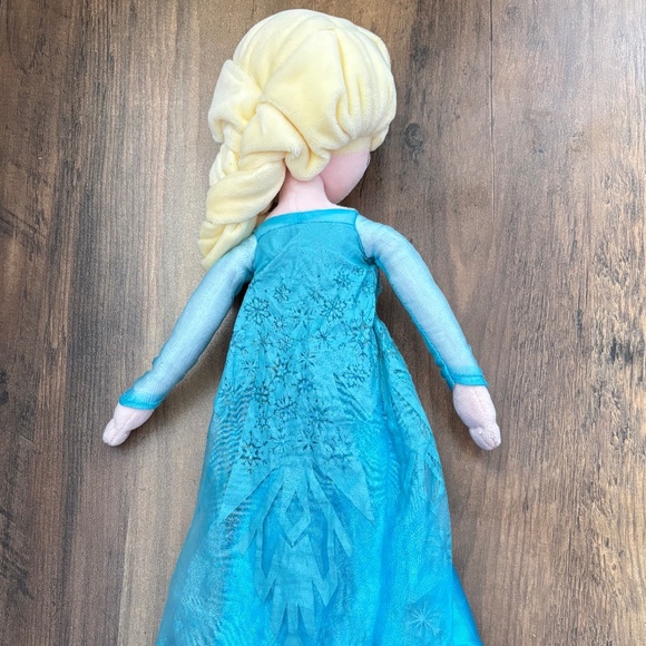 DISNEY Store Frozen Princess Queen ELSA Plush DOLL Blue Dress Stuffed Toy 16" - Picture 4 of 9